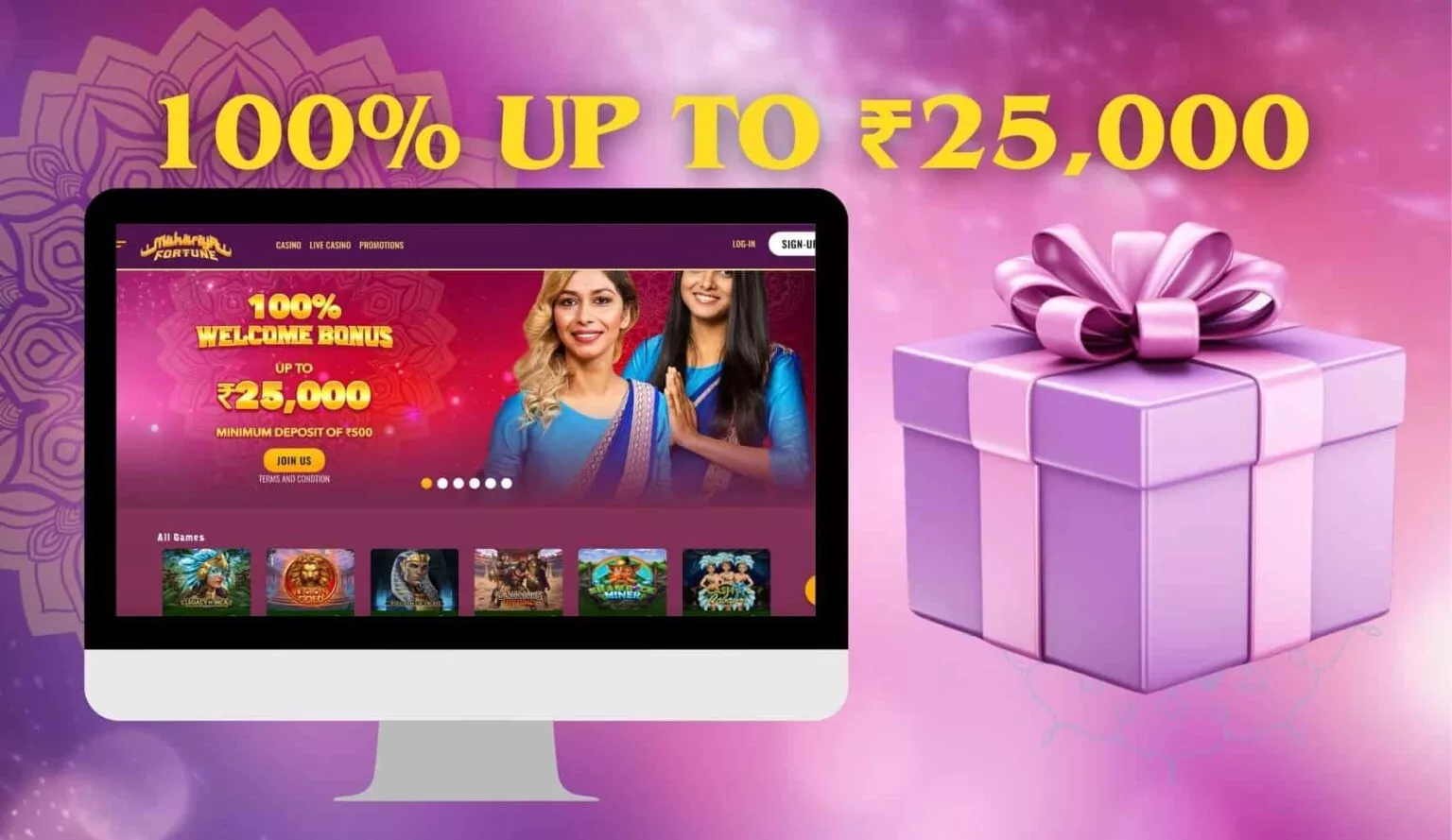 Join maharaja casino to get welcome bonus